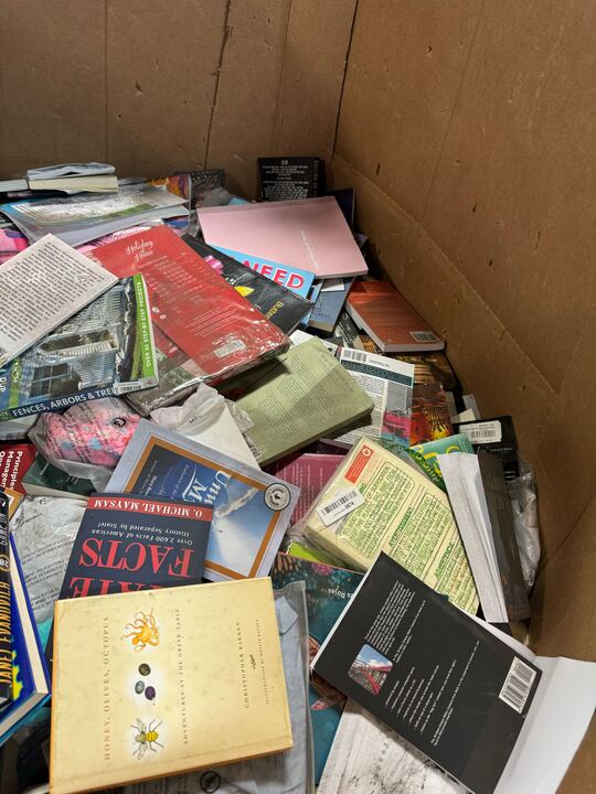 Pallet with BOOKS - Overstock & Returns - 900 - 1200 items