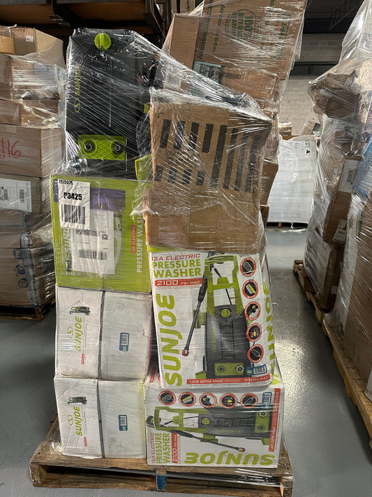 PALLET OF RETURNS - Lawn Mowers & Tools