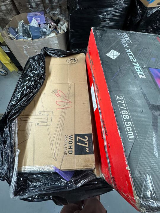 PALLET FROM NEG - Salvage - Monitors - ITEMS: 19 - MSRP: 6300