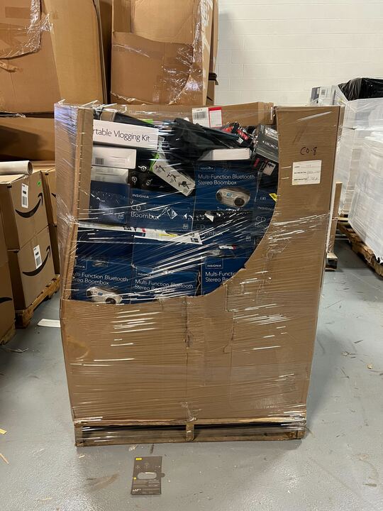 Pallet of Returns - Electronics -	91 items / MSRP $6,506.88 [BestBy]