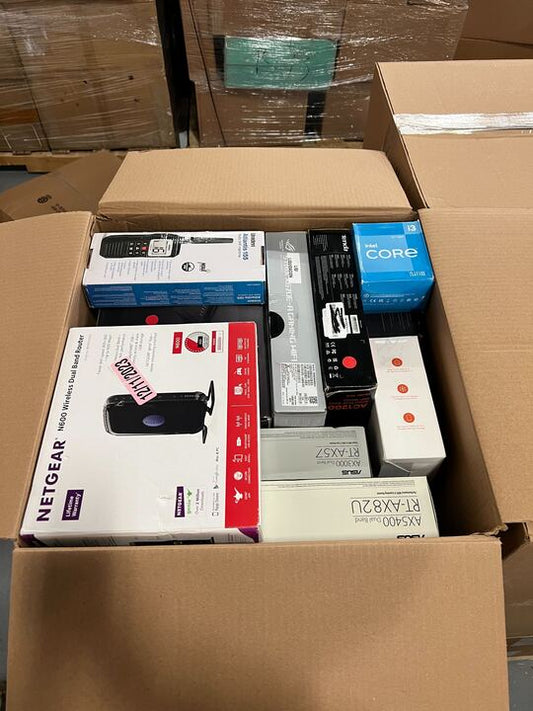 Amazon Electronics Box of Returns - Items: 12 - MSRP: $2,173.56