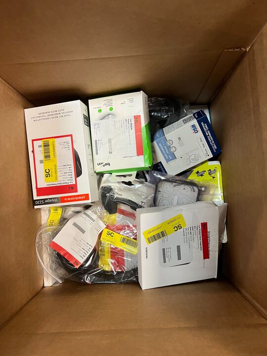 BOX OF RETURNS (Electronics) - ITEMS 24 - MSRP $1,525.79