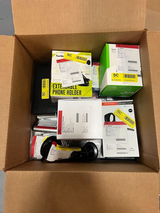 BOX OF RETURNS (Electronics) - ITEMS 33 - MSRP $1,541.74