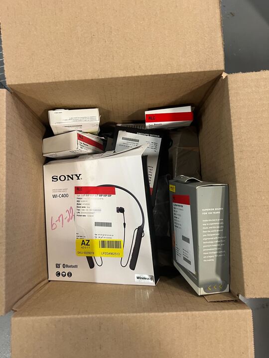 BOX OF RETURNS (Electronics) - ITEMS 17 - MSRP $1,659.87