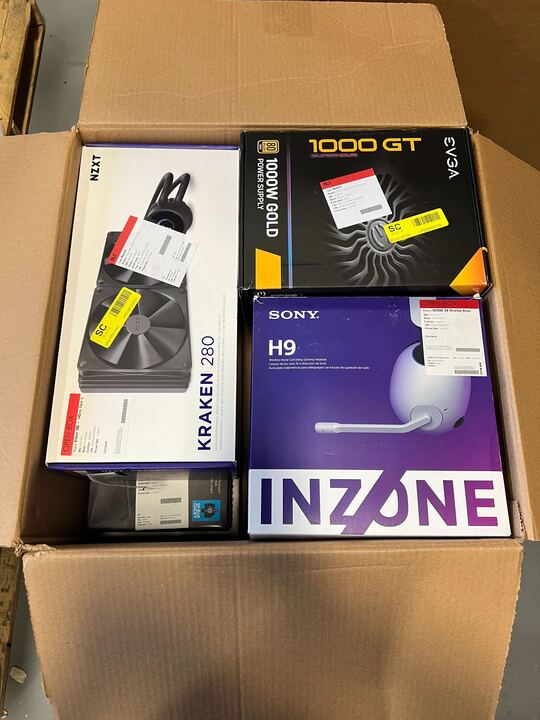 BOX OF RETURNS (Electronics) - ITEMS 8- MSRP $1,349.92