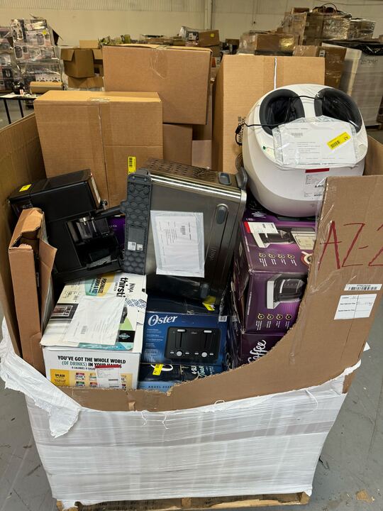 Pallet of Returns - Kitchen Appliances - 154items / MSRP $20,790- PALLETS: 3 [BB]